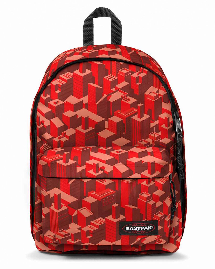 Рюкзак водоотталкивающий особопрочный с отделом 14 ноутбука Eastpak Out OF Office Pixel Red отзывы