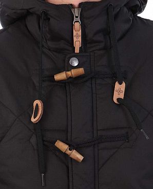 Пуховик мужской Addict Goose Duffel Black Пуховик мужской Addict Goose Duffel Black