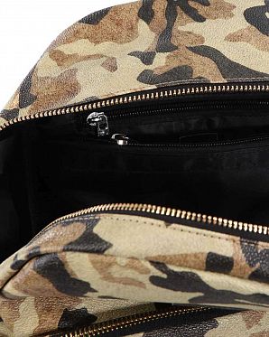 Рюкзак маленькй кожаный водонепроницаемый Obey Camo Brown Рюкзак маленькй кожаный водонепроницаемый Obey Camo Brown