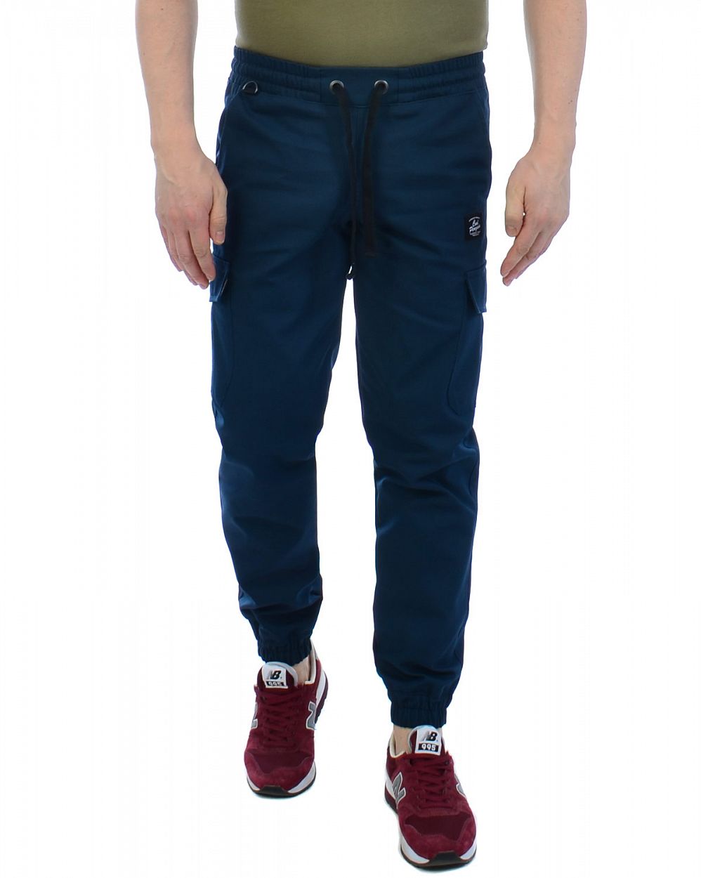 Джоггеры карго с карманами мужские катоновые плотные Cool Penguin JMD 1713 Deep Blue отзывы