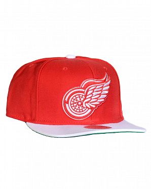 Бейсболка с прямым козырьком Mitchell and Ness LOGO 2 TONE Detroit Red Wings Red Бейсболка с прямым козырьком Mitchell and Ness LOGO 2 TONE Detroit Red Wings Red