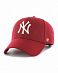 Бейсболка классическая с изогнутым козырьком '47 Brand MVP SNAPBACK New York Yankees CA Cardinal