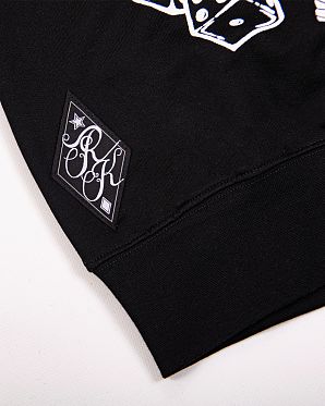 Толстовка свитшот Rum Knuckies Super High Black Толстовка свитшот Rum Knuckies Super High Black