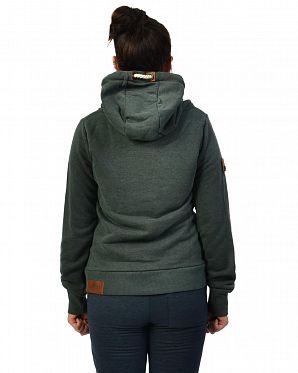 Толстовка женская с капюшоном Naketano Dirty Schmierlappen Dirty Forest Melange Толстовка женская с капюшоном Naketano Dirty Schmierlappen Dirty Forest Melange