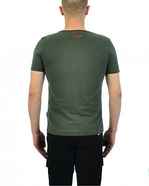 Футболка мужская Naketano Thank you Patron Dirty Leaf Green Mel Футболка мужская Naketano Thank you Patron Dirty Leaf Green Mel