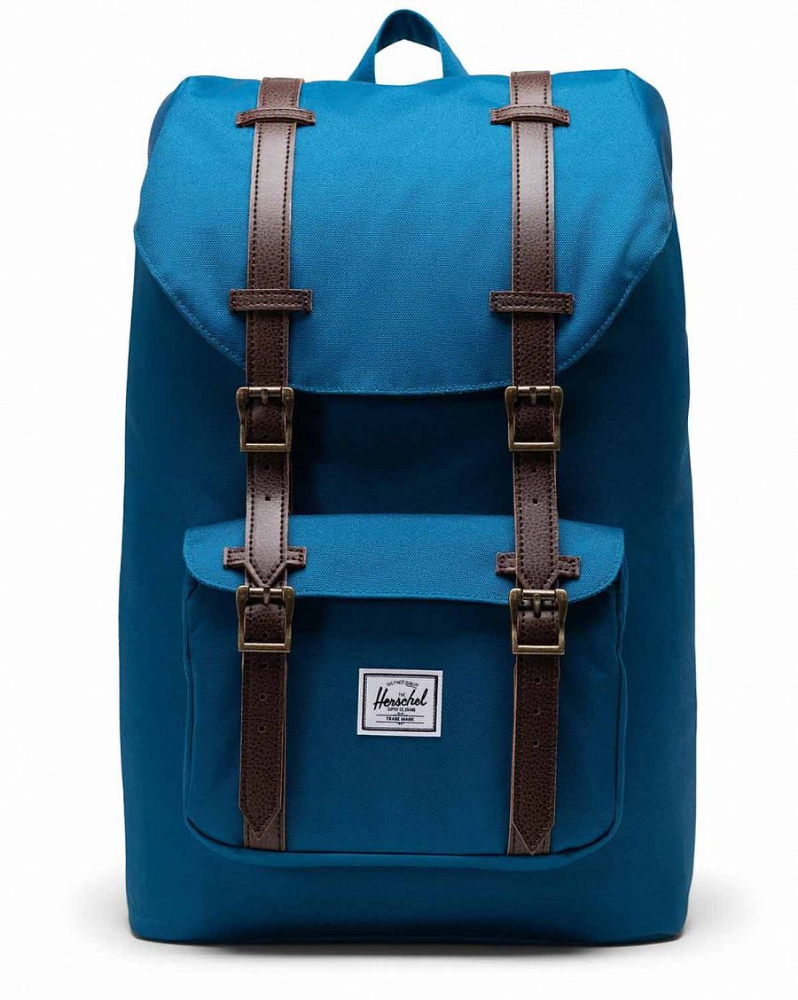 Рюкзак городской для ноутбука 13 дюймов Herschel L. America Mid Maroccan Blue отзывы