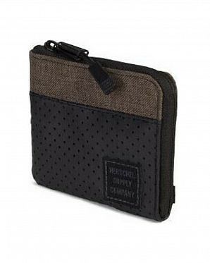 Кошелек на молнии и слотом для карт Herschel Johnny Aspect Canteen CrosshatchBlack Кошелек на молнии и слотом для карт Herschel Johnny Aspect Canteen CrosshatchBlack