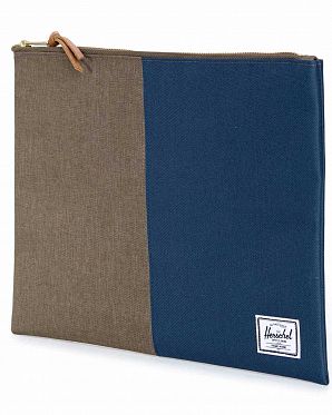 Клатч Herschel Network Extra Large beech crosshatch navy Клатч Herschel Network Extra Large beech crosshatch navy