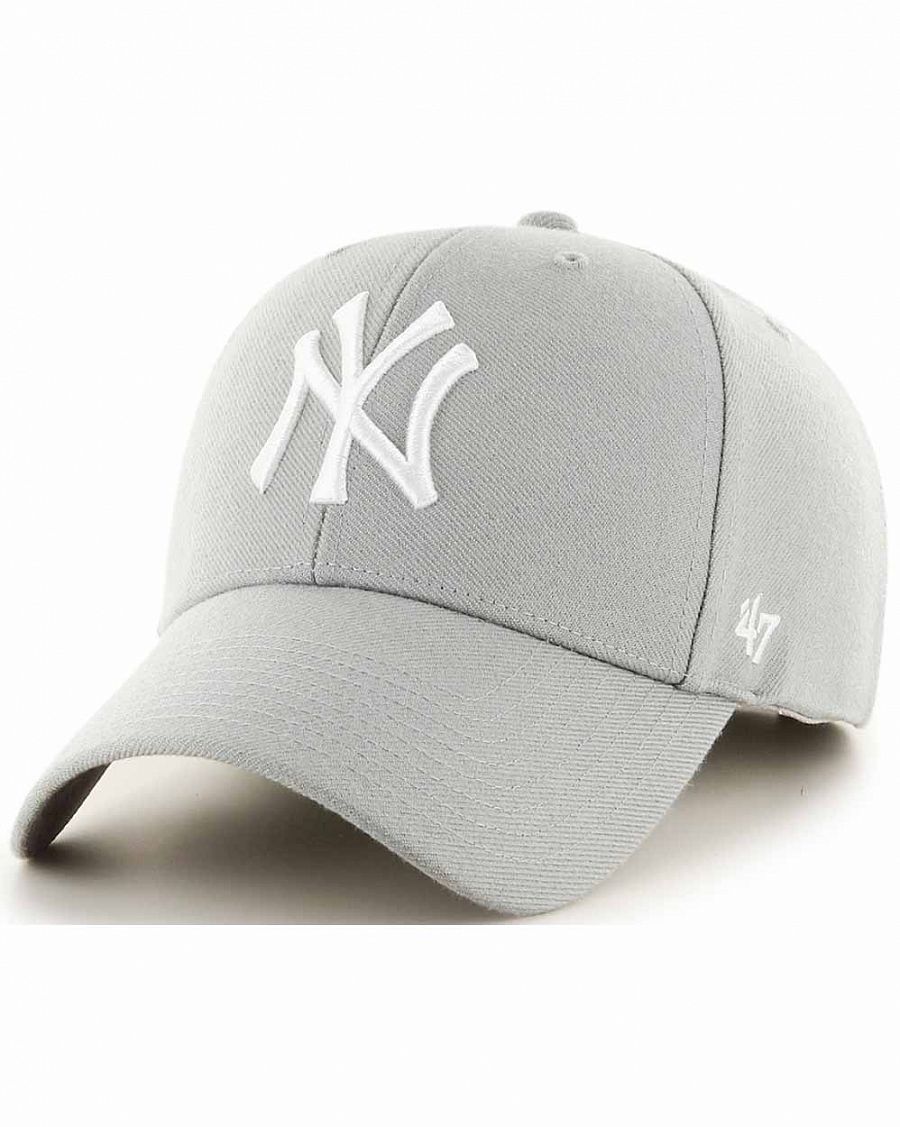 Бейсболка с изогнутым козырьком '47 Brand MVP New York Yankees GYC Grey отзывы
