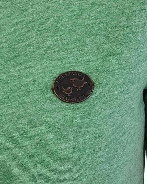 Платье женское короткий рукав и карманами Naketano El Majmuni Leaf Green Melange Платье женское короткий рукав и карманами Naketano El Majmuni Leaf Green Melange