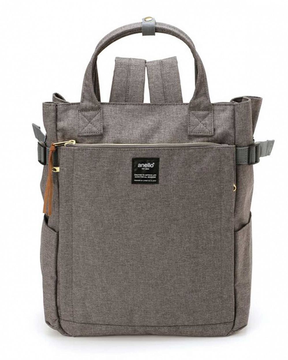 Рюкзак сумка с двумя ручками Anello Japan Grey отзывы