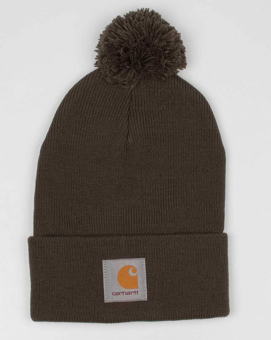 Шапка зимняя с помпоном Carhartt WIP Bobble Watch Cypress отзывы