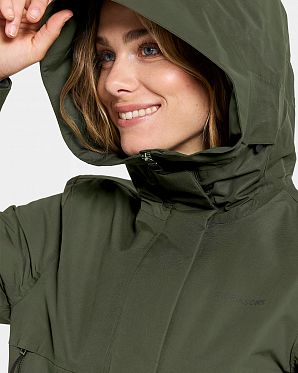 Водонепроницаемая утепленная парка женская Didriksons Frida 504302 Green