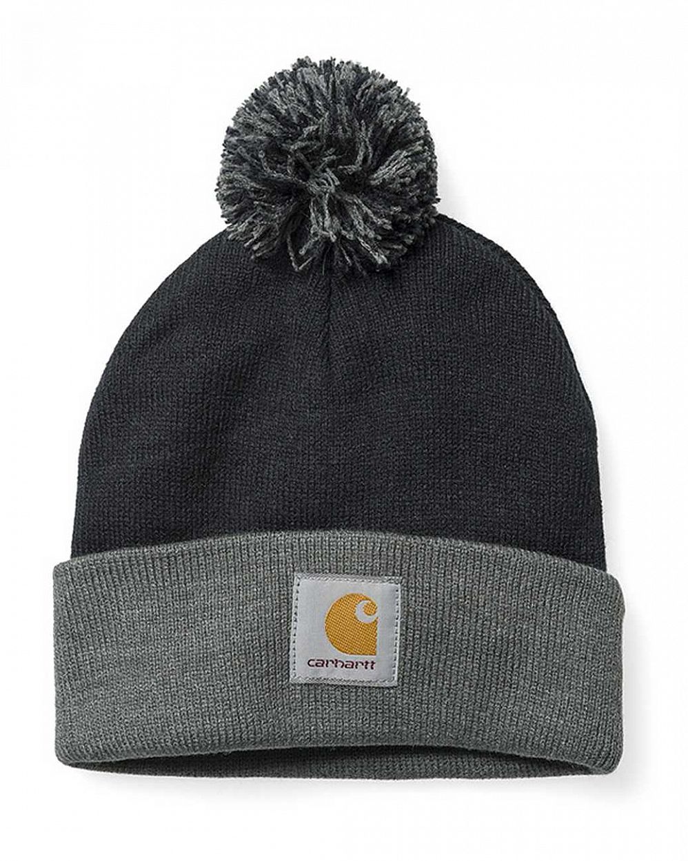 Шапка Carhartt WIP Britt Beanie Navy Black Grey отзывы