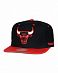 Бейсболка с прямым козырьком Mitchell and Ness FLIPSIDE Chicago Bulls Black