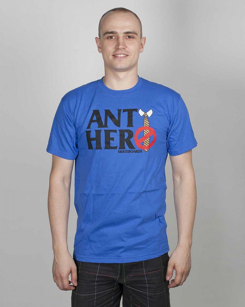 Футболка Anti-hero S/S Tie Hero R. Blue отзывы