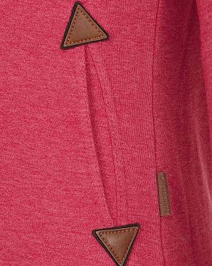 Толстовка женская с капюшоном Naketano Blonder Engel Cherry Melange Толстовка женская с капюшоном Naketano Blonder Engel Cherry Melange