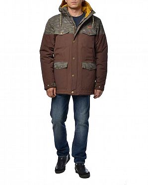 Куртка водоотталкивающая демисезонная Iriedaily Insulaner Chocolate