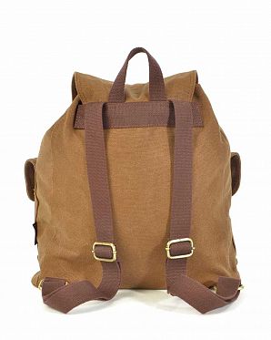 Рюкзак водостойкий из толстой джинсы Kaukko Korea FJ17 Brown