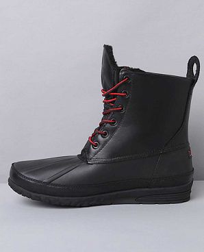 Ботинки мужские кожаные водонепроницаемые Psyberia Mudguard Black Ботинки мужские кожаные водонепроницаемые Psyberia Mudguard Black