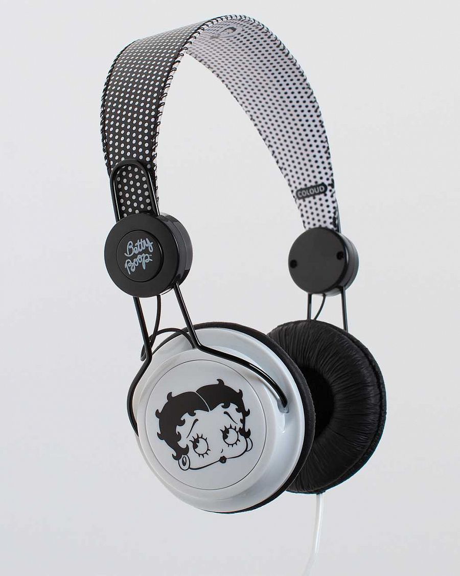 купить Наушники Coloud Betty Boop Black White в Москве купить Наушники Coloud Betty Boop Black White в Москве