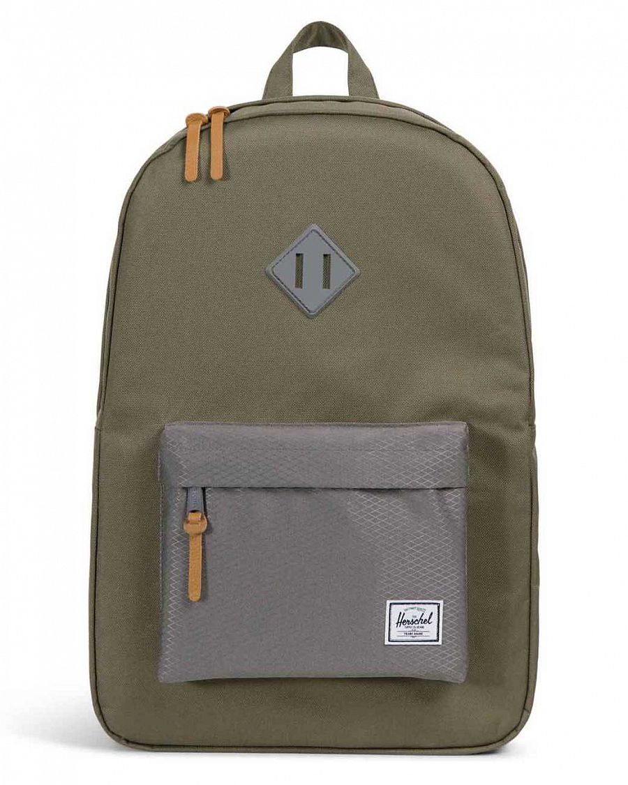 Рюкзак водоотталкивающий с карманом для 15 ноутбука Herschel Heritage Ivy Green отзывы Рюкзак водоотталкивающий с карманом для 15 ноутбука Herschel Heritage Ivy Green отзывы