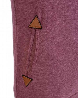 Толстовка длинная женская с капюшоном Naketano Darth Long IX Boardeaux Mel Толстовка длинная женская с капюшоном Naketano Darth Long IX Boardeaux Mel