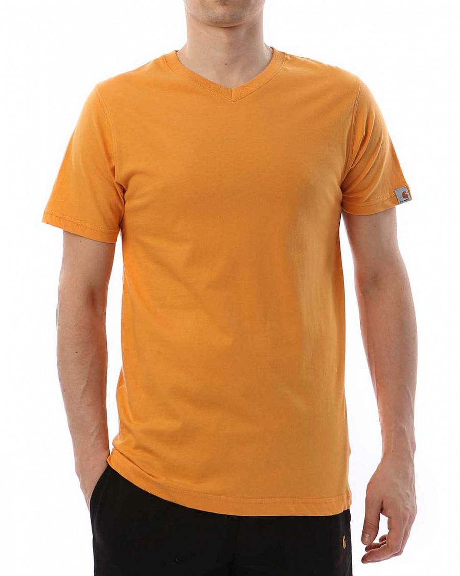 Футболка классическая мужская Carhartt Regular Orange отзывы