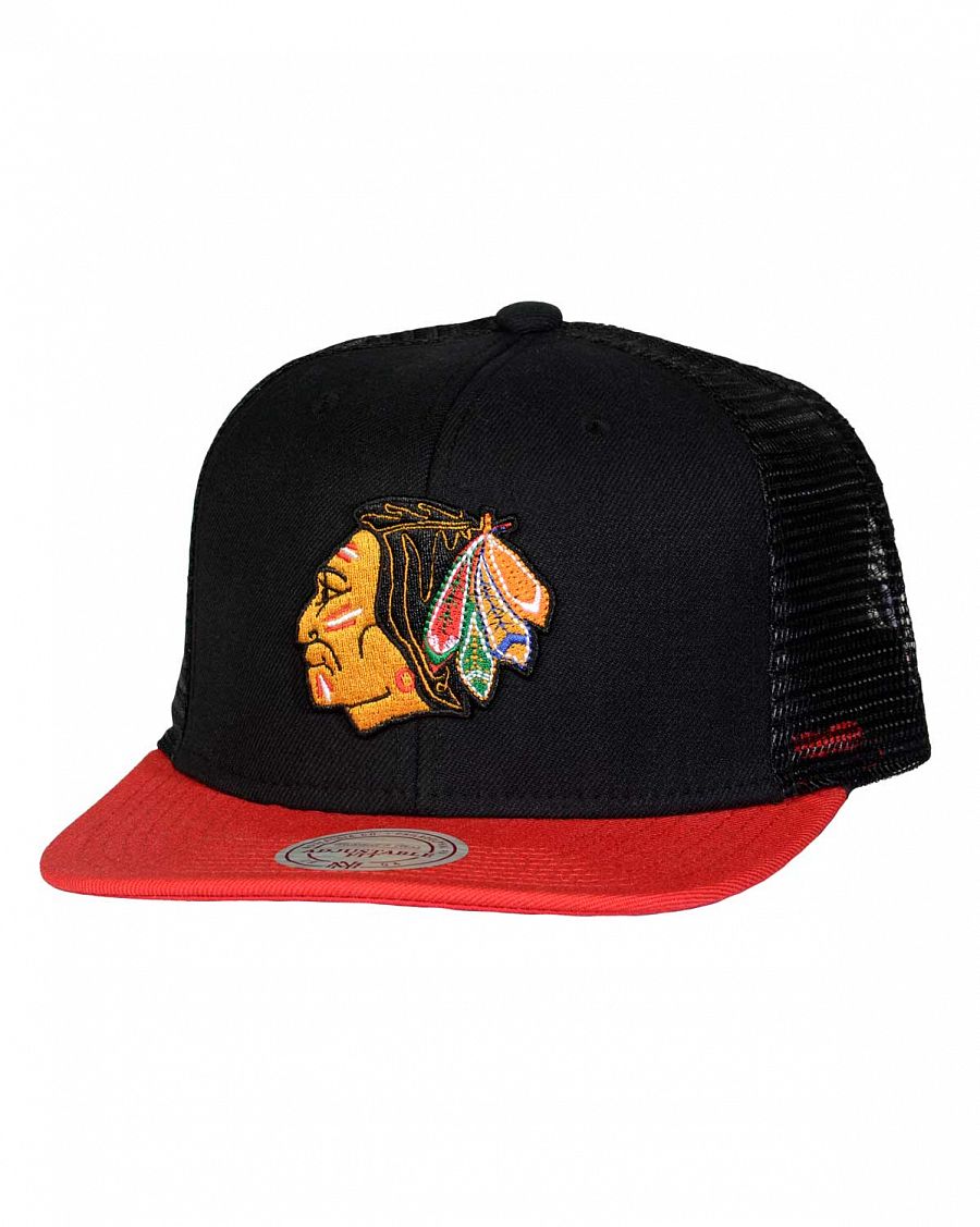 Бейсболка летняя с сеткой Mitchell and Ness Untruck Chicago Blackhawks Red отзывы