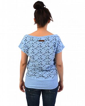 Футболка женская Naketano Wolle will Vogel (n) VIII Amazing Blue Melange