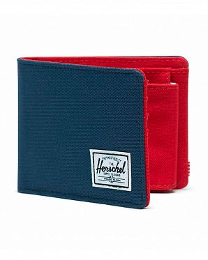 Кошелек с отделом под мелочь Herschel Roy + Coin Navy Red Кошелек с отделом под мелочь Herschel Roy + Coin Navy Red