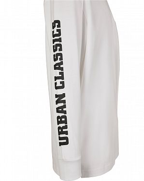 Футболка с длинным рукавом Urban Classics Logo Boxy Pocket White Футболка с длинным рукавом Urban Classics Logo Boxy Pocket White