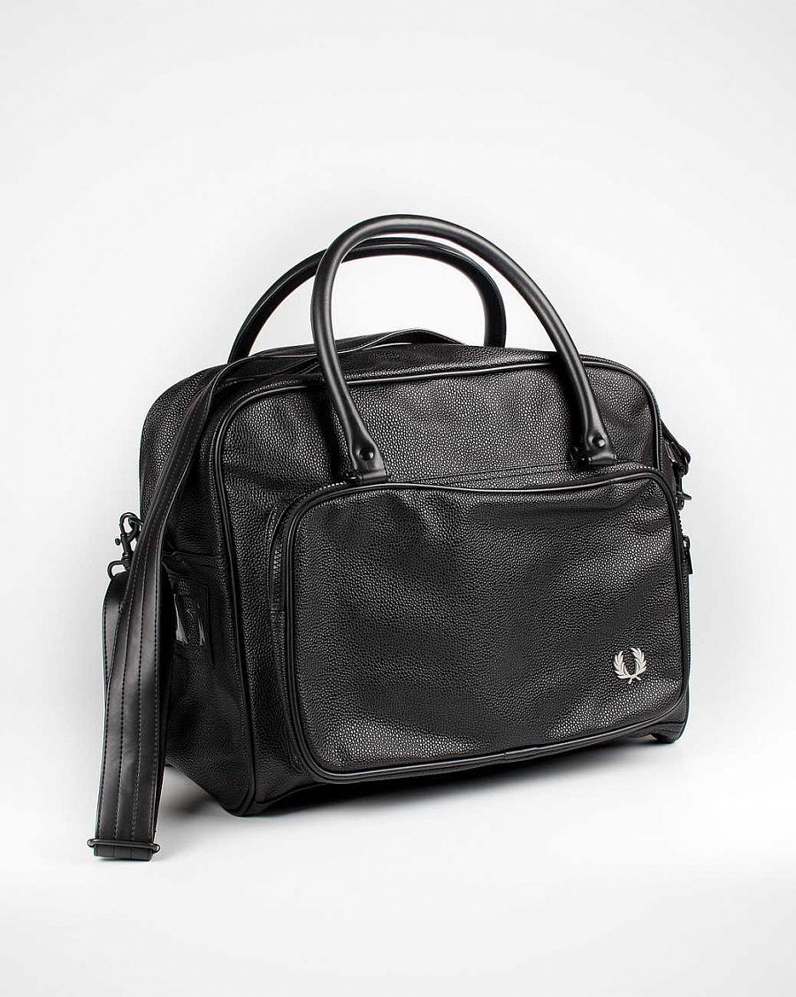 Сумка Fred Perry L1190 Scotch Grain Holdall Black отзывы