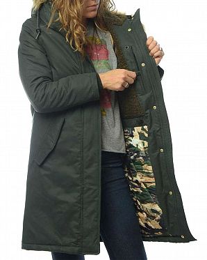 Парка женская зимняя Loading 4 Olive