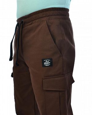 Джоггеры карго мужские летние Cool Penguin JMC 1713 Brown Джоггеры карго мужские летние Cool Penguin JMC 1713 Brown