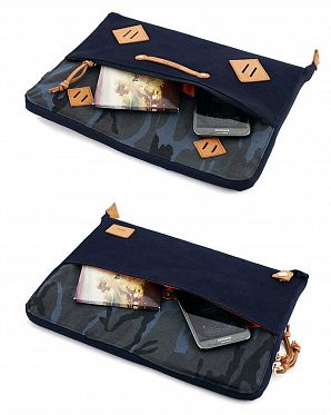 Клатч папка Pack n Roll ONEDAY CLUTCH (NAVY CAMO) Клатч папка Pack n Roll ONEDAY CLUTCH (NAVY CAMO)