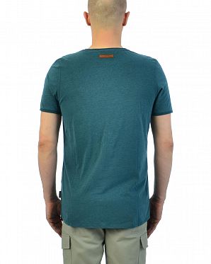 Футболка мужская Naketano Thank you Patron Dirty Deep Blue Green Mel Футболка мужская Naketano Thank you Patron Dirty Deep Blue Green Mel