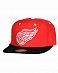 Бейсболка с прямым козырьком Mitchell and Ness VISCORD Detroit Red Wings Red отзывы