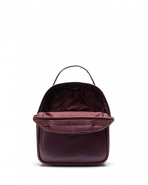 Рюкзак небольшой Премиум нейлон кожа Herschel Orion Mini Deep Burgundy Рюкзак небольшой Премиум нейлон кожа Herschel Orion Mini Deep Burgundy