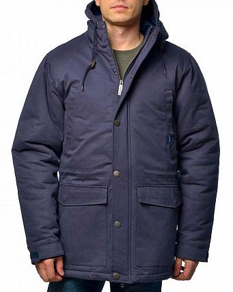 Парка мужская водоотталкивающая зимняя Iriedaily Goerlitzer Navy