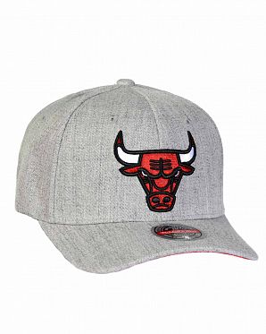 Бейсболка с изогнутым козырьком Mitchell and Ness TEAM HEATHER 2.0 STRETCH Chicago Bulls 2 Grey Бейсболка с изогнутым козырьком Mitchell and Ness TEAM HEATHER 2.0 STRETCH Chicago Bulls 2 Grey