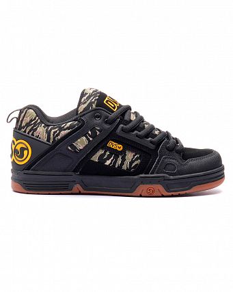 Кеды низкие мужские DVS COMANCHE BLACK JUNGLE CAMO NUBUCK