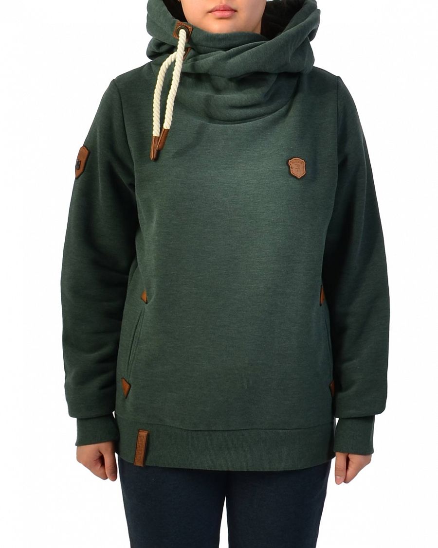 Толстовка женская с капюшоном Naketano Darth Jungle Green Melange отзывы Толстовка женская с капюшоном Naketano Darth Jungle Green Melange отзывы