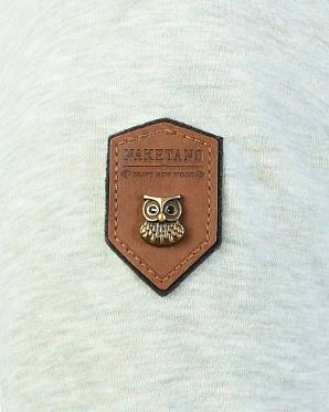 Толстовка женская на молнии с капюшоном Naketano Brazzo Jeck Stone Grey