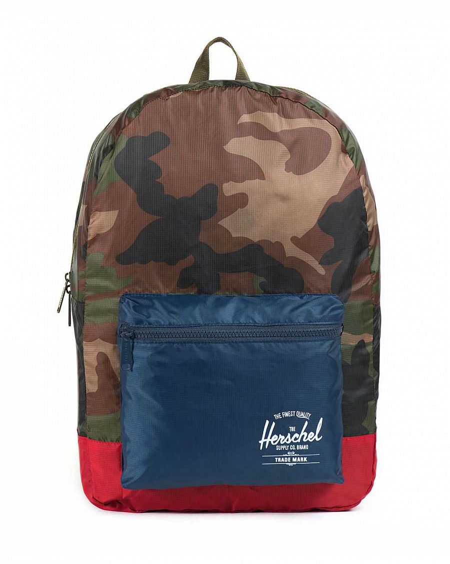 Рюкзак складной Herschel Packable Daypack Woodland Navy Red отзывы Рюкзак складной Herschel Packable Daypack Woodland Navy Red отзывы
