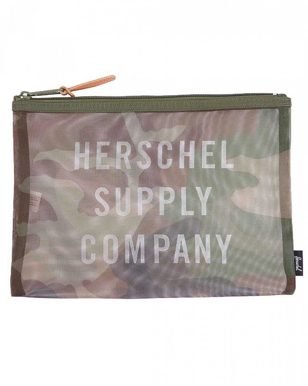 Папка Чехол Herschel Network Large Mesh Camo отзывы