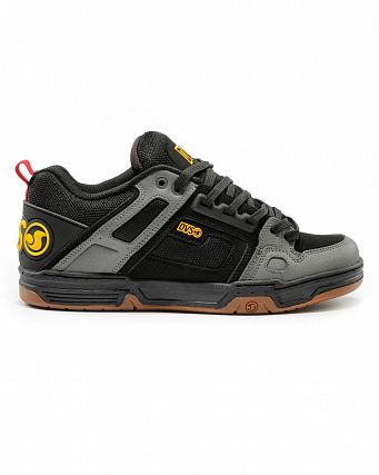 Кеды низкие мужские DVS COMANCHE BLACK CHARCOAL GUM Nubuck