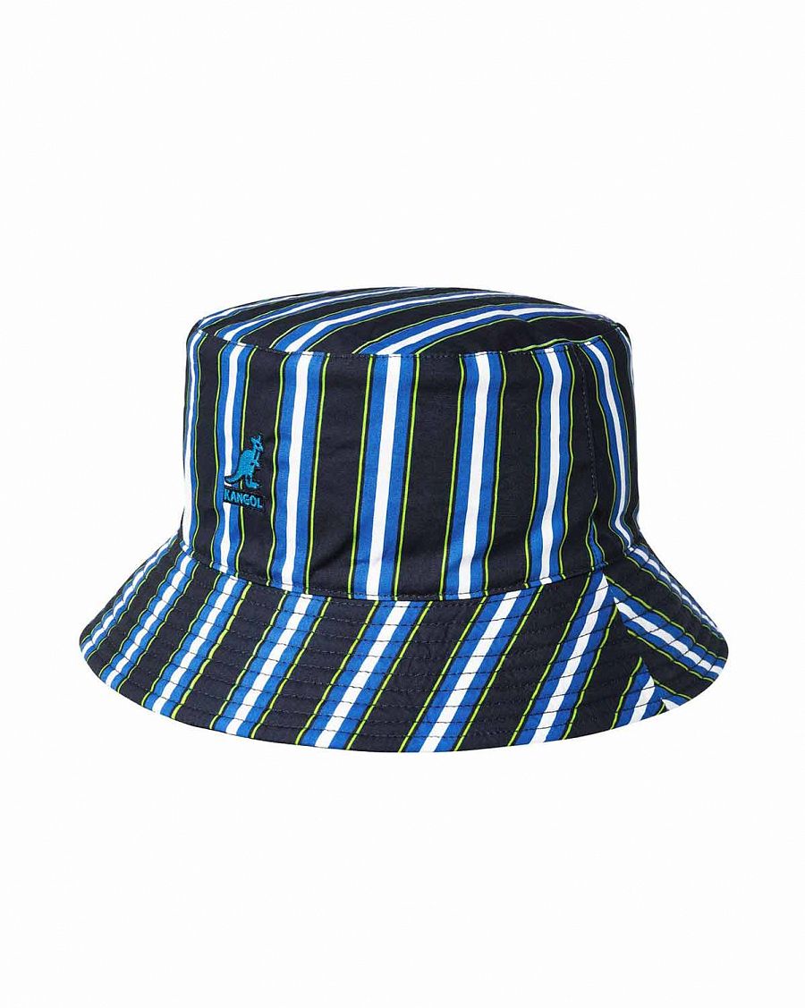 Панама универсальная двусторонняя Kangol K5275 DOUBLE PATTERN BUCKET NAVY отзывы