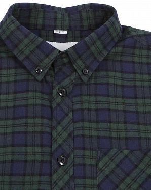 Мужская рубашка с длинным рукавом Carhartt Shawn Check Conifer Rinsed Мужская рубашка с длинным рукавом Carhartt Shawn Check Conifer Rinsed