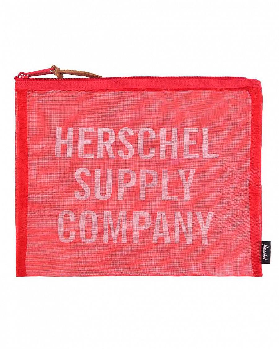 Папка Чехол Herschel Network Large Mesh Red отзывы